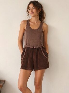 Vintage Terry Cloth Romper